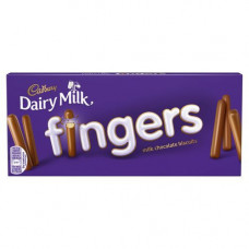 bolacha cadbury coberta milk fingers 114g