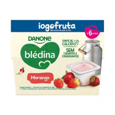 sobremesa láctea bledina iogofruta morango 4x95g